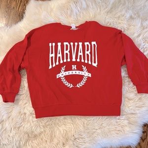 NWT Red H&M Harvard sweatshirt size medium.